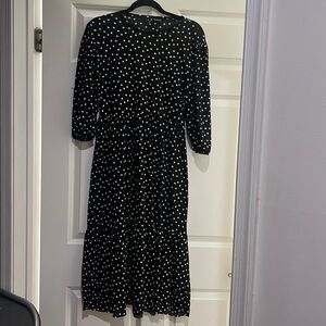 Zara polka dot dress